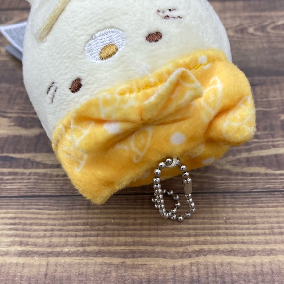 Sumikko Gurashi Neko Cat Plush Keychain Yellow 2 Inch Stuffed Toy 2018 Gifts - Picture 4 of 7
